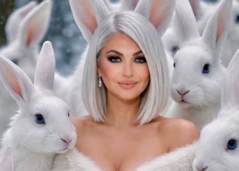 Πασχαλινό-κουνελάκι-η-Καίτη-Γαρμπή-–-Στέλνει-τις-ευχές-της-για-Καλό-Πάσχα