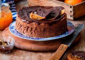 Κέικ-πορτοκάλι-με-σοκολάτα
