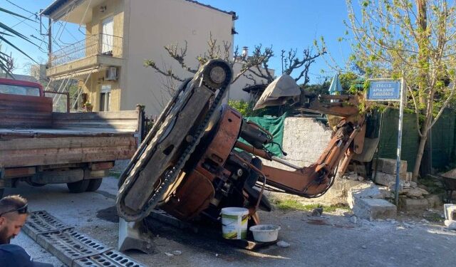 Πέθανε-ο-58χρονος-χειριστής-που-είχε-καταπλακωθεί-από-εκσκαφέα-στον-Βόλο-τη-Μεγάλη-Δευτέρα