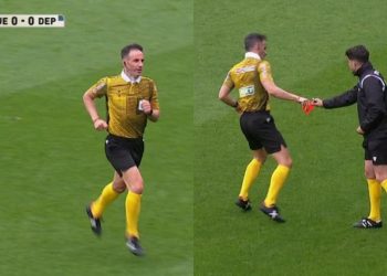 Απίθανο-σκηνικό-στη-la-liga-2:-Διαιτητής-ξέχασε-τις-κάρτες-στα-αποδυτήρια!-(vid)