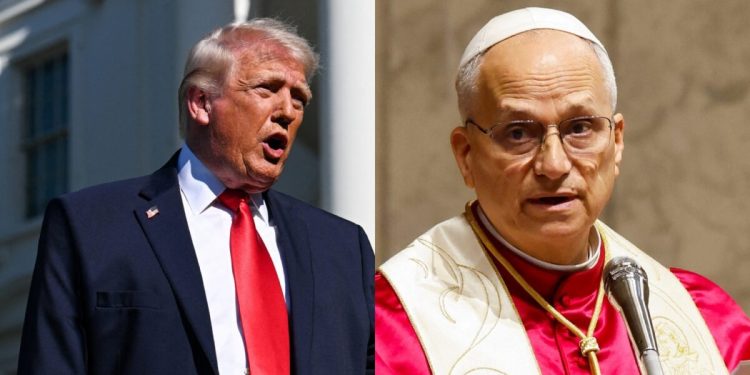 Επίθεση-Τραμπ-στον-Πάπα-Λέοντα:-«Είναι-αδύναμος,-εξυπηρετεί-την-ριζοσπαστική-Αριστερά»