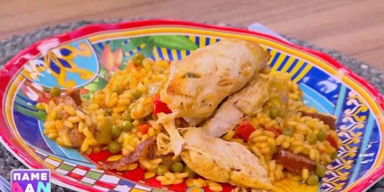 Παέγια-με-κοτόπουλο-από-τον-Τίμο-Ζαχαράτο