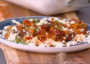 Σπετσοφάι-με-γιουβέτσι-από-τον-Τίμο-Ζαχαράτο