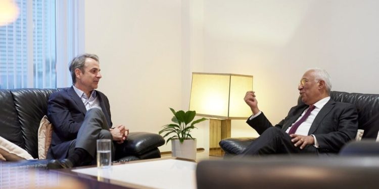 Συνάντηση-Κυριάκου-Μητσοτάκη-με-τον-Αντόνιο-Κόστα-με-φόντο-τη-Μέση-Ανατολή-και-διεθνείς-εξελίξεις