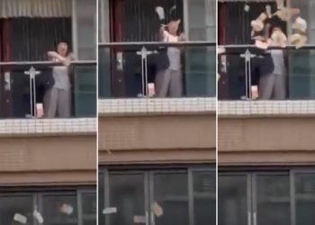Κίνα:-Γυναίκα-πέταξε-από-το-μπαλκόνι-160.000-δολάρια-μετά-από-καβγά-με-τον-σύζυγό-της