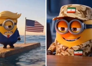Δείτε-βίντεο:-Οι-Ιρανοί-παρουσιάζουν-τον-Τραμπ-ως-minion-που-προσπαθεί-να-ανοίξει-τα-Στενά-του-Ορμούζ