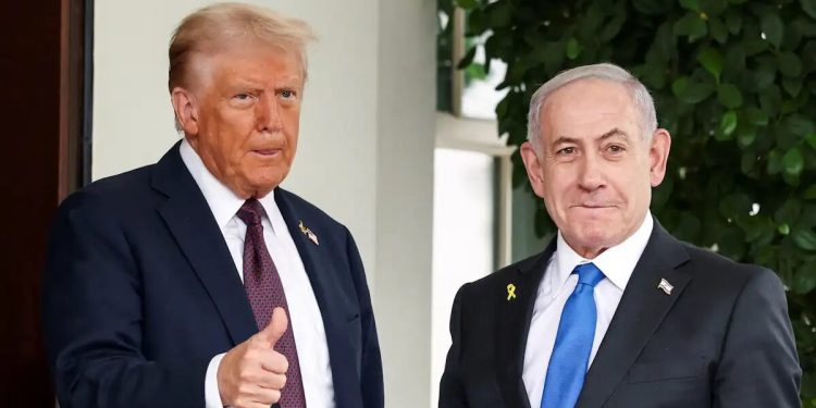Ο-Τραμπ-περιμένει-Νετανιάχου-και-Αούν-στον-Λευκό-Οίκο-στην-πρώτη-συνάντηση-ηγετών-Ισραήλ-και-Λιβάνου-από-το-1982