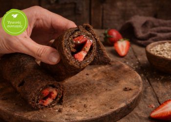 Σοκολατένια-κουακερόπιτα-με-φρούτα-(το-τέλειο-πρωινό)