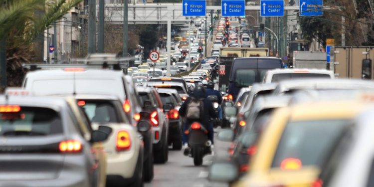 Η-Αθήνα-σε-κυκλοφοριακή-ασφυξία