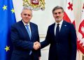 Χαρακόπουλος-με-Πρόεδρο-Δημοκρατίας-της-Γεωργίας:-Θέλουμε-τη-Γεωργία-στη-συνδιαμόρφωση-της-νέας-Ευρώπης